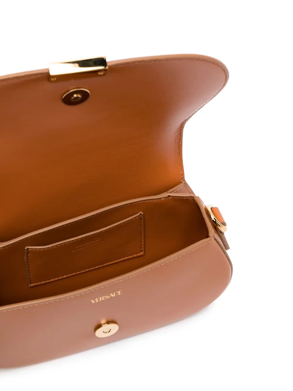 Mini Greca Goddess leather shoulder bag