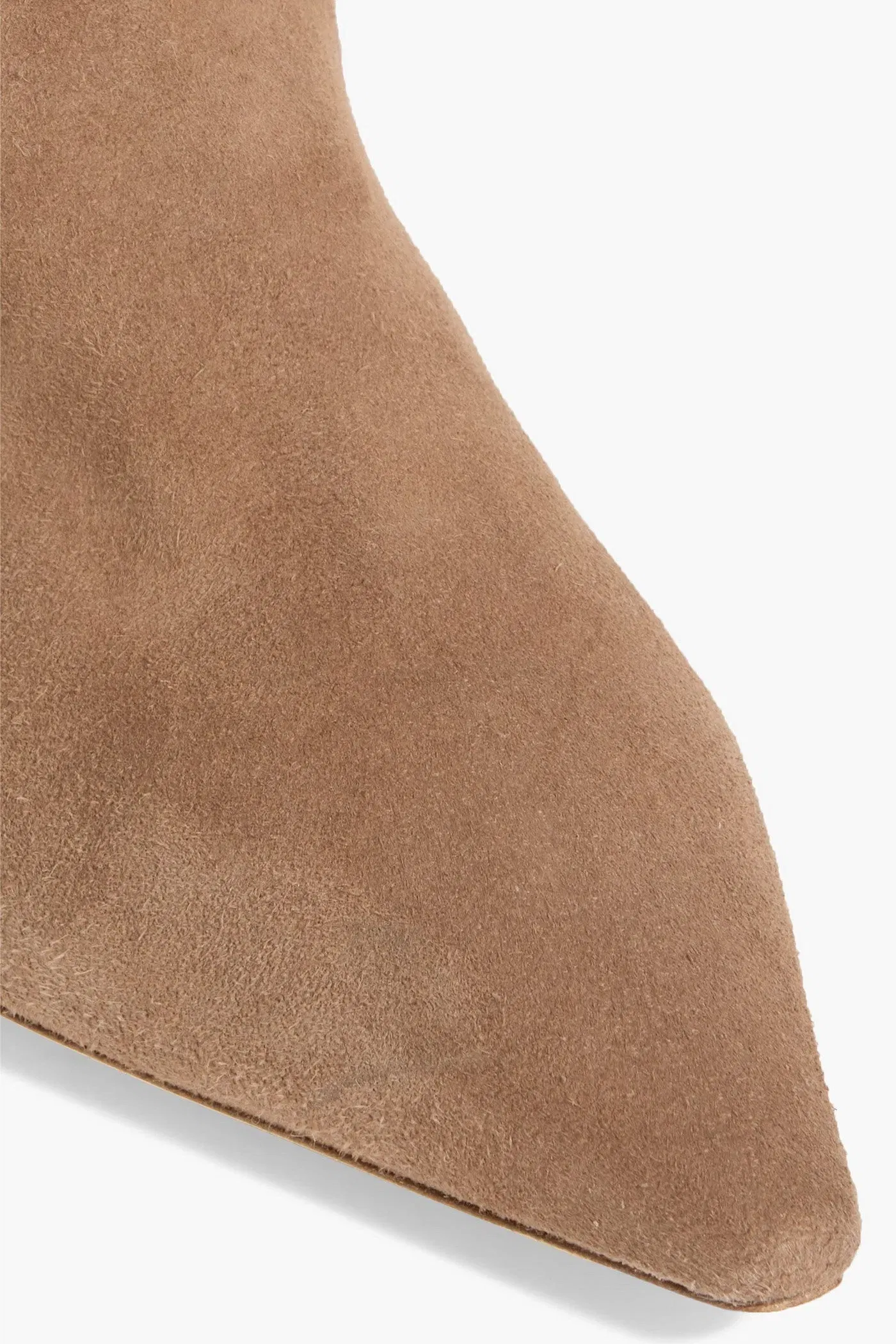 Stuart Weitzman Naomi 50 Suede Knee Boots Camel Women's
