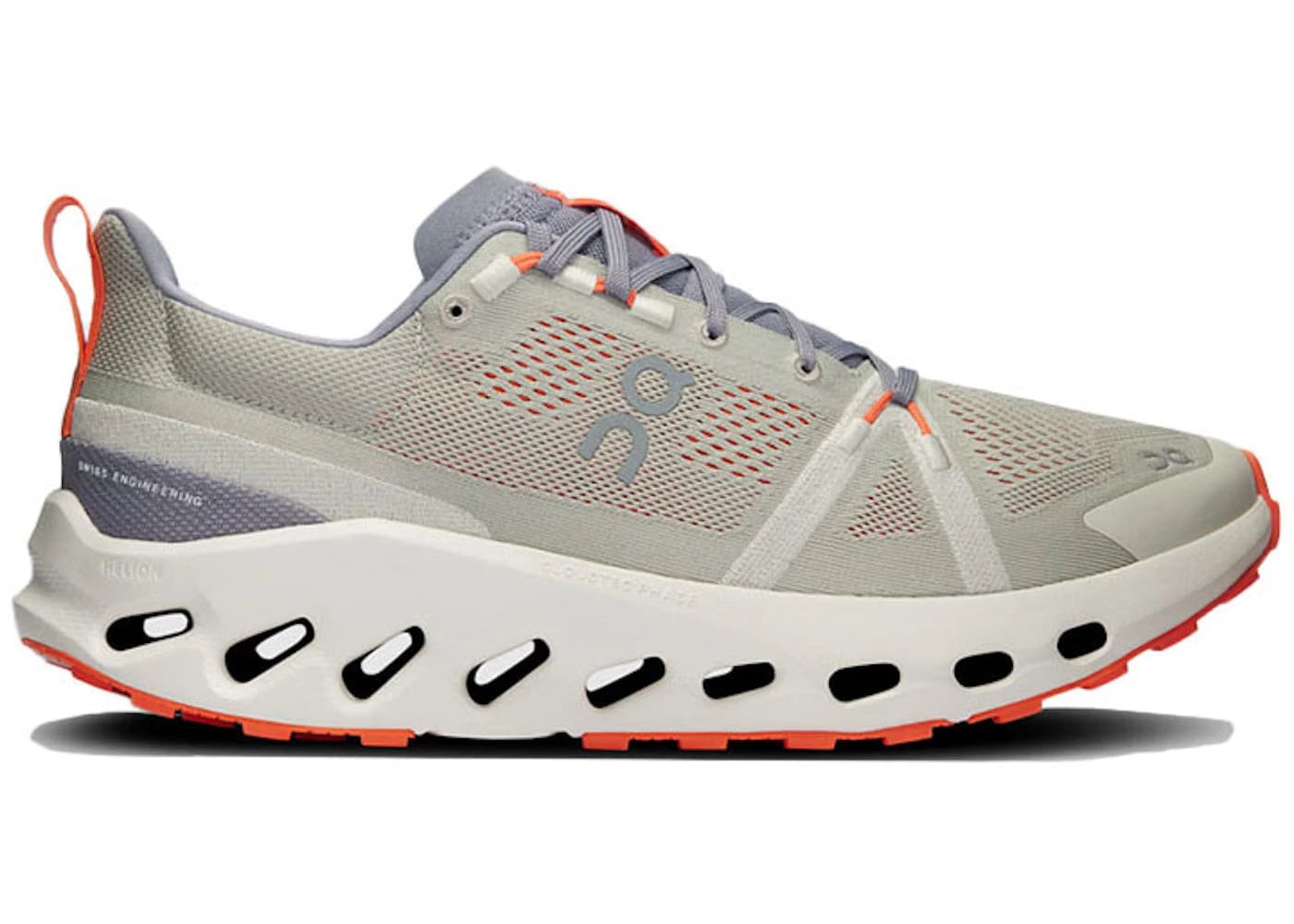 On Running Cloudsurfer Trail Fossil Ivory Womens