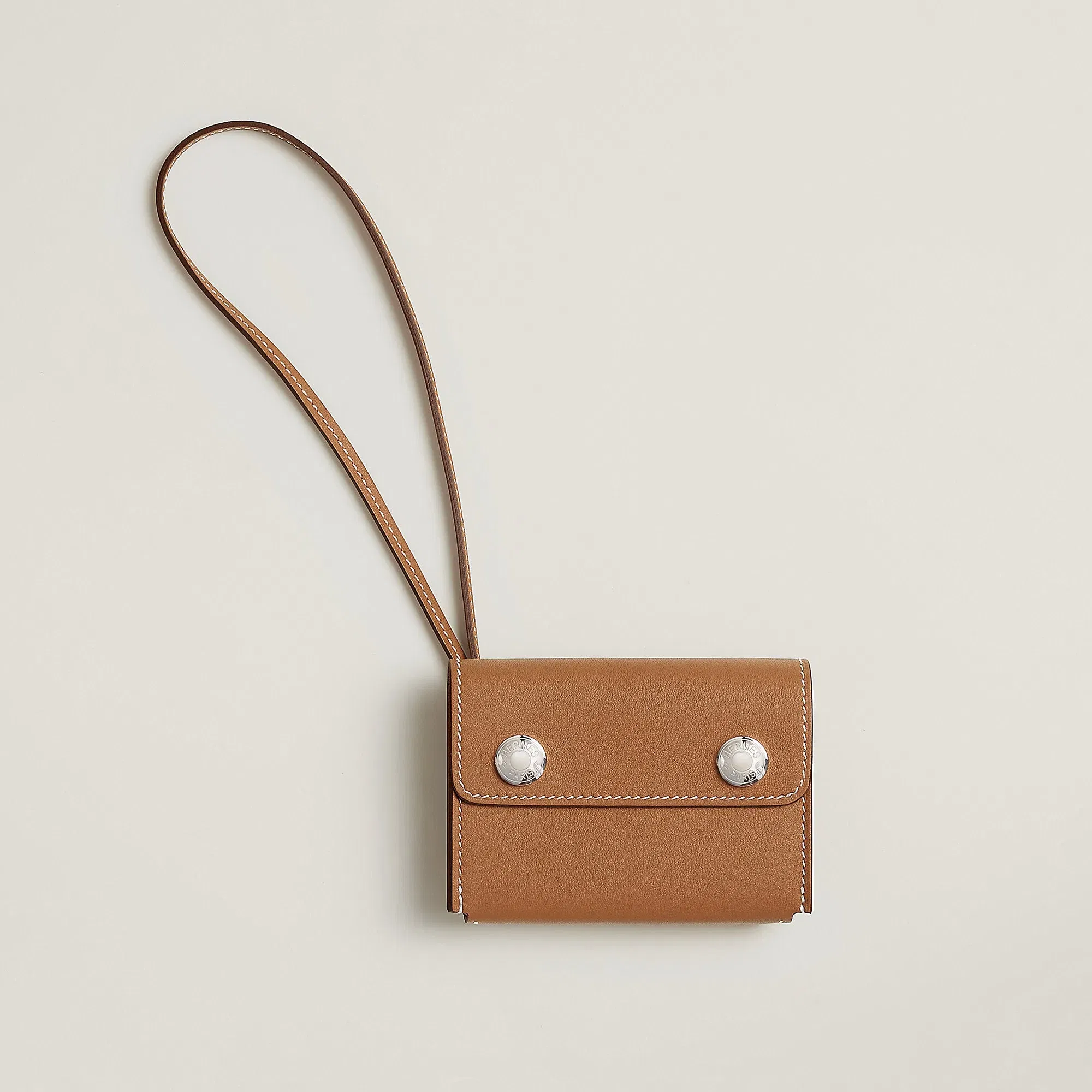 Hermes Hermsnap Card Holder Bleu De Prusse