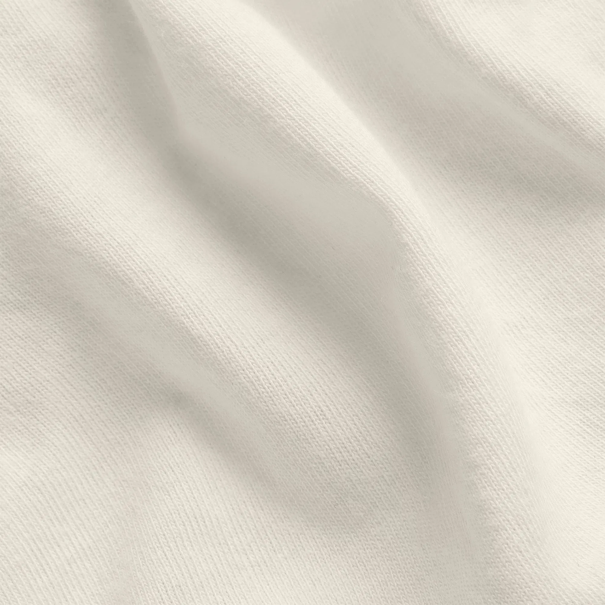 COTTON JERSEY LONG SLEEVE T-SHIRT | BONE