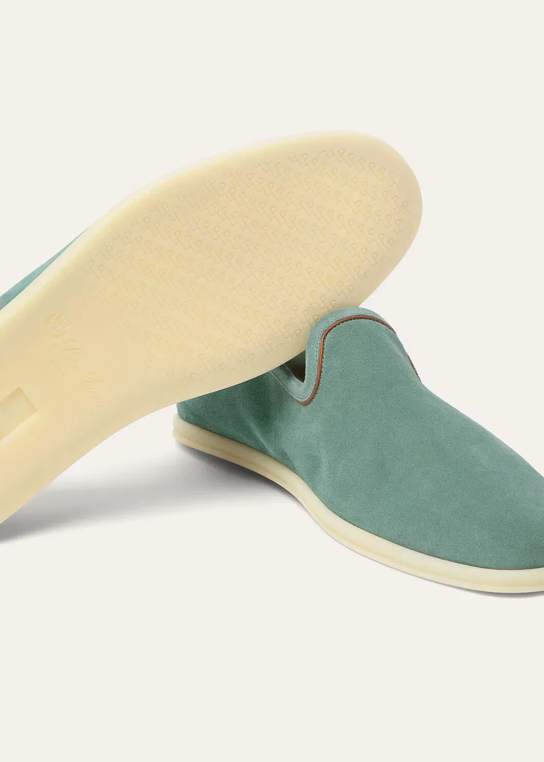 LoroPiana Venice Walk Loafer Pine Cloud