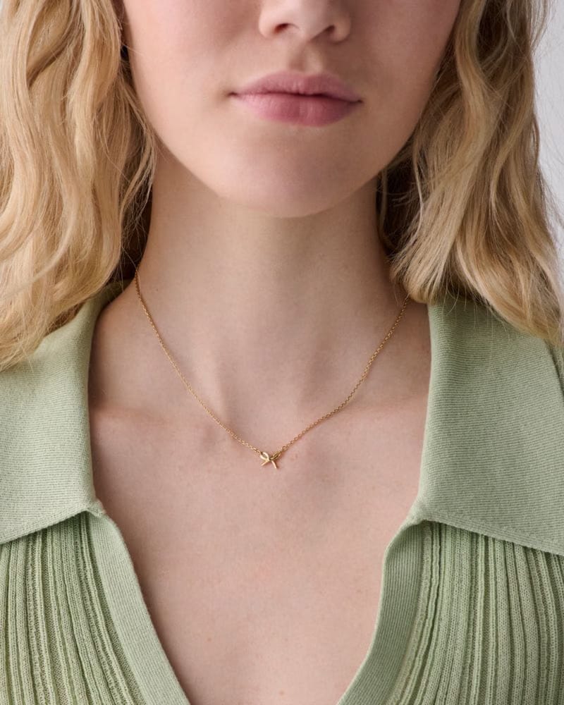 Girlie Pearlie Mini Bow Pendant