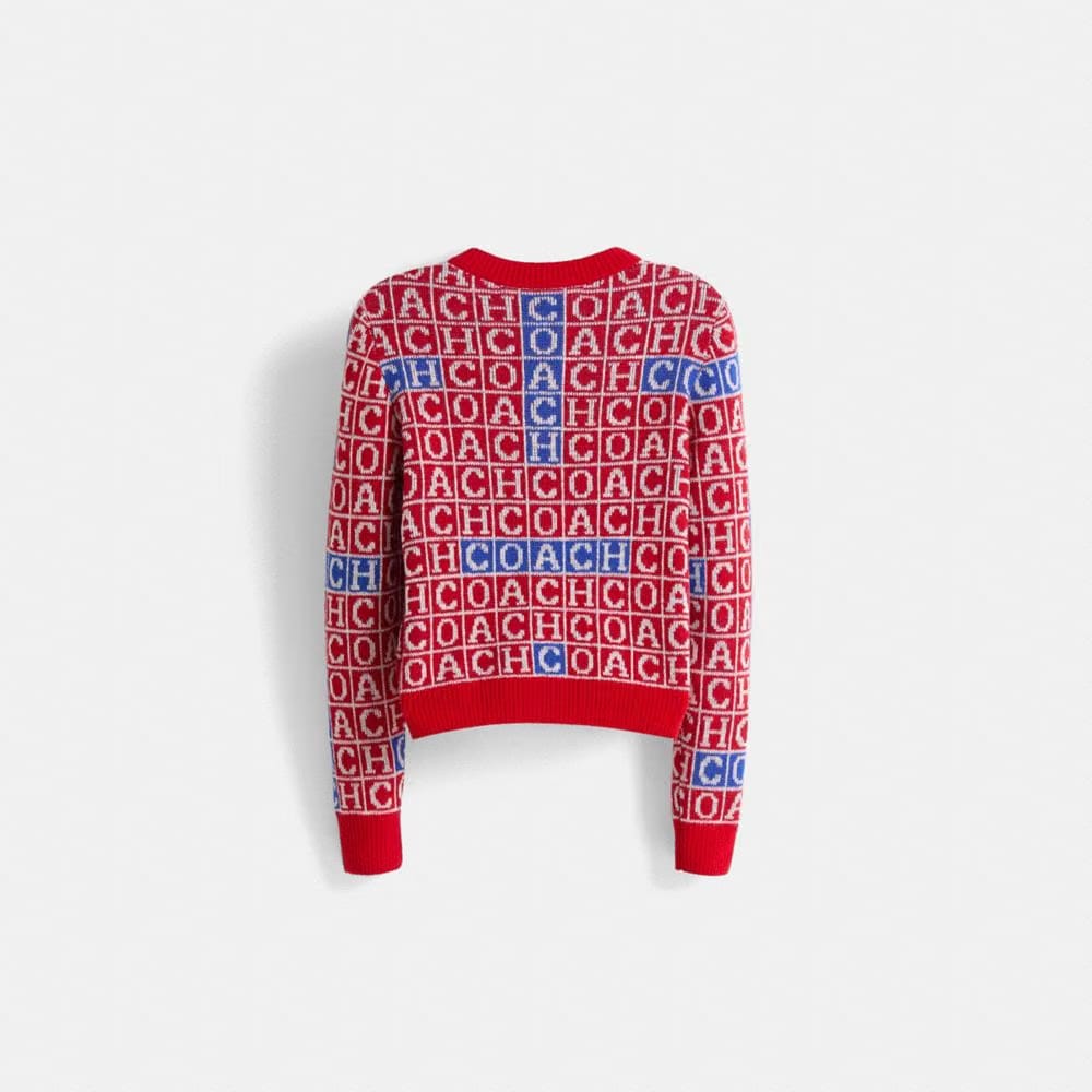 Restored Crossword Cardigan