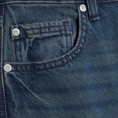 Blue Classic Barrel Jeans