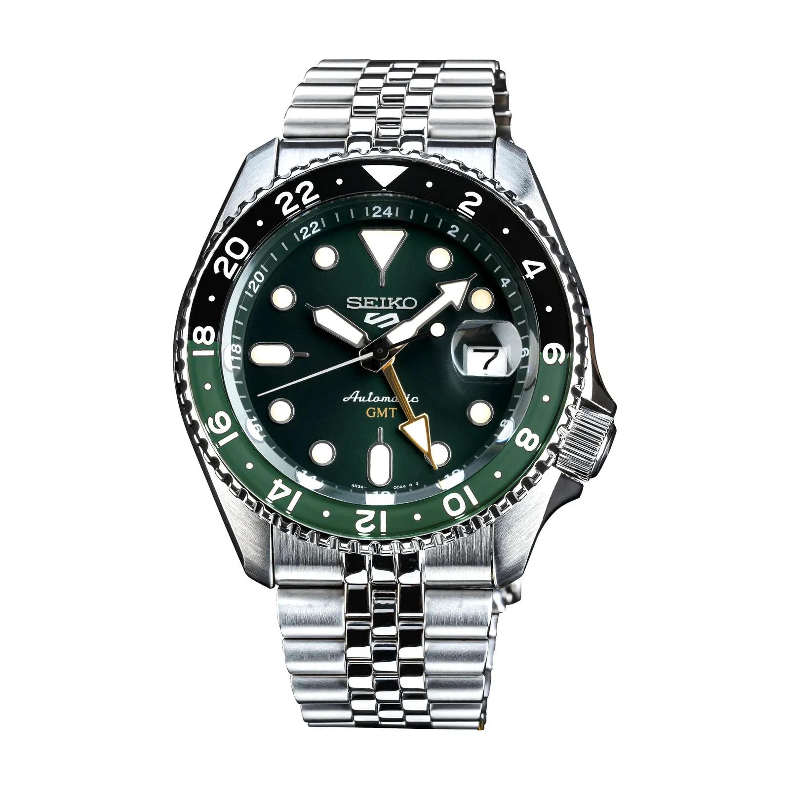 Seiko 5 Sports Skx Gmt Bi-Colour Green - Green - SSK035K1