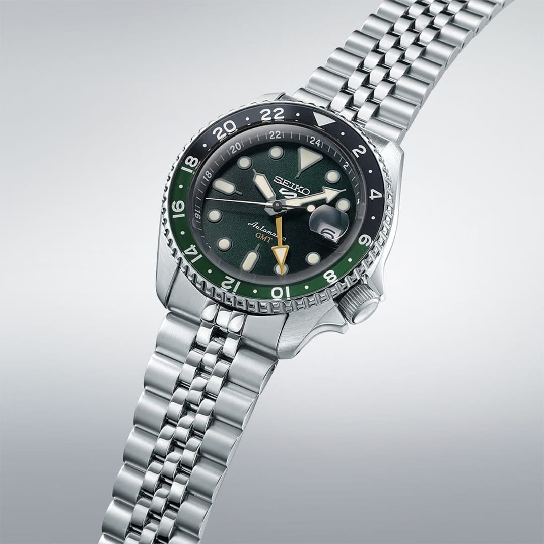 Seiko 5 Sports Skx Gmt Bi-Colour Green - Green - SSK035K1