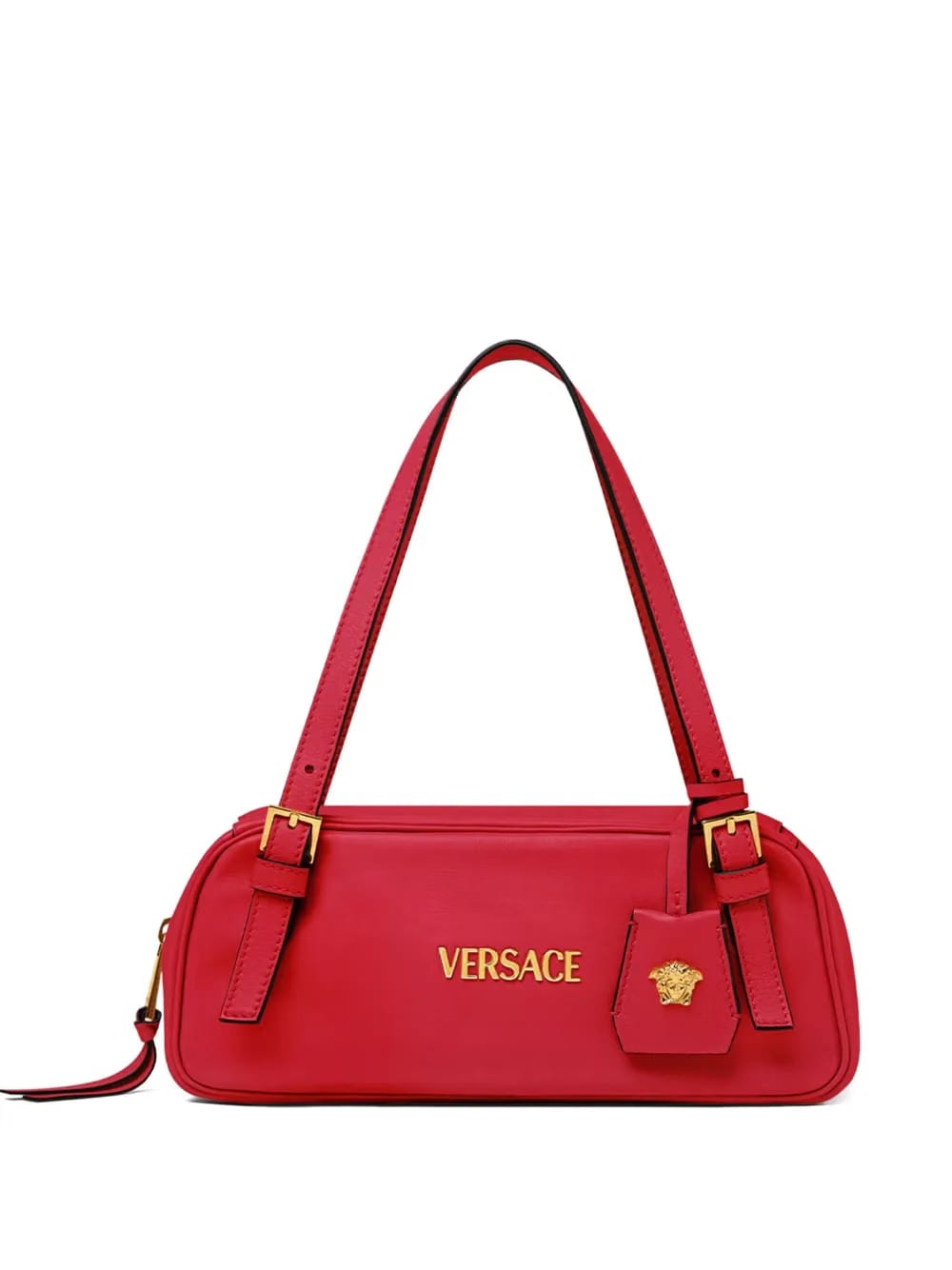 Tag Bowling buckle-detail shoulder bag