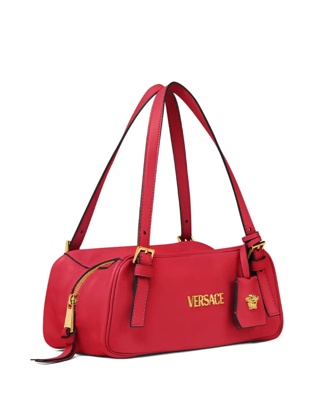 Tag Bowling buckle-detail shoulder bag