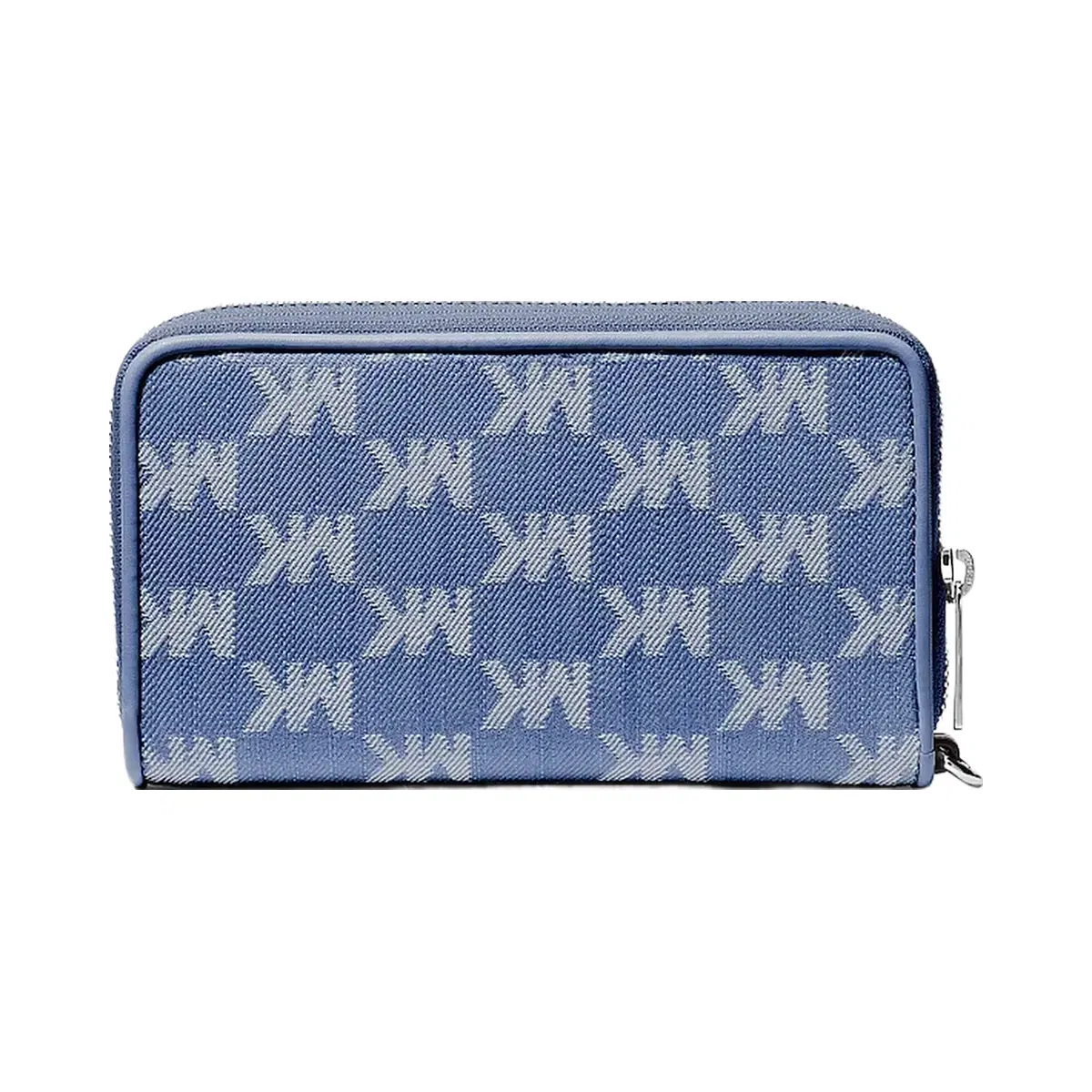Michael Kors Jet Set Travel Large Logo Jacquard Denim Smartphone Wristlet Denim