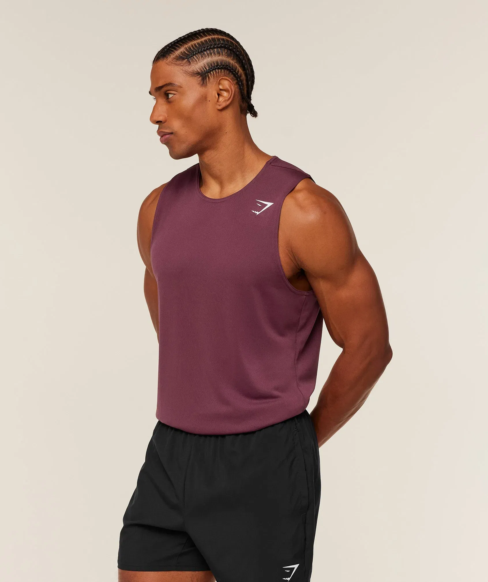 Gymshark Arrival Tank - GS Impact Burgundy