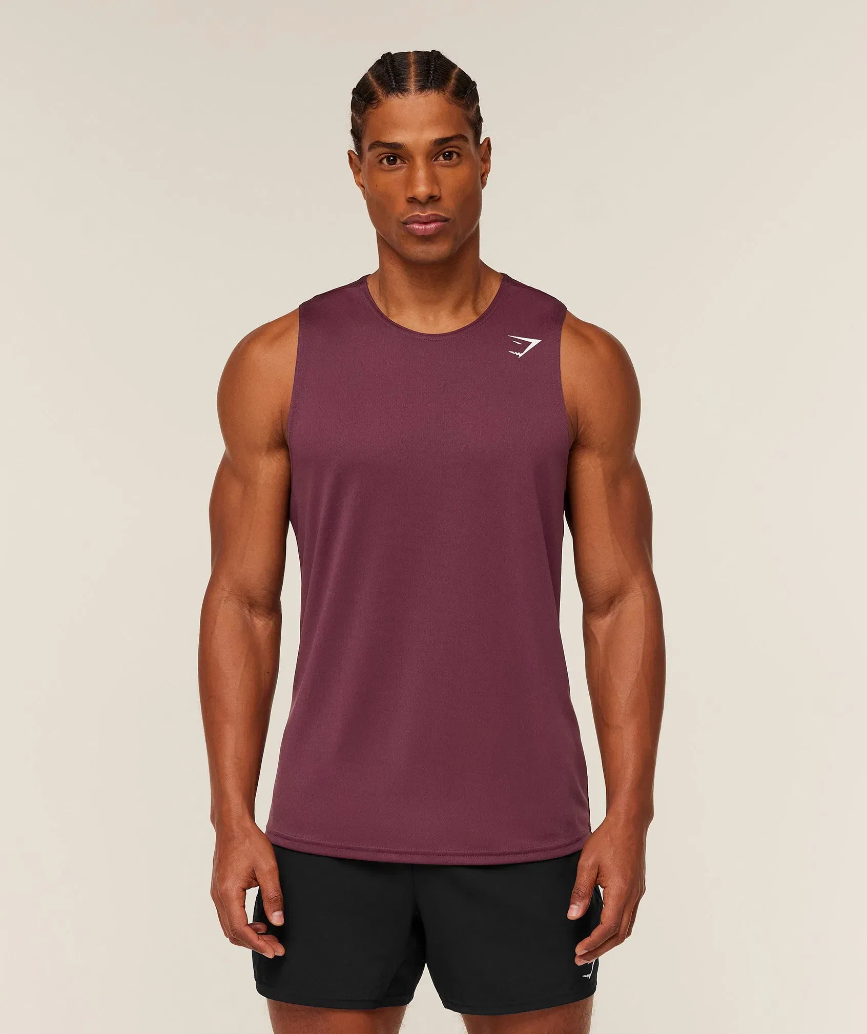 Gymshark Arrival Tank - GS Impact Burgundy