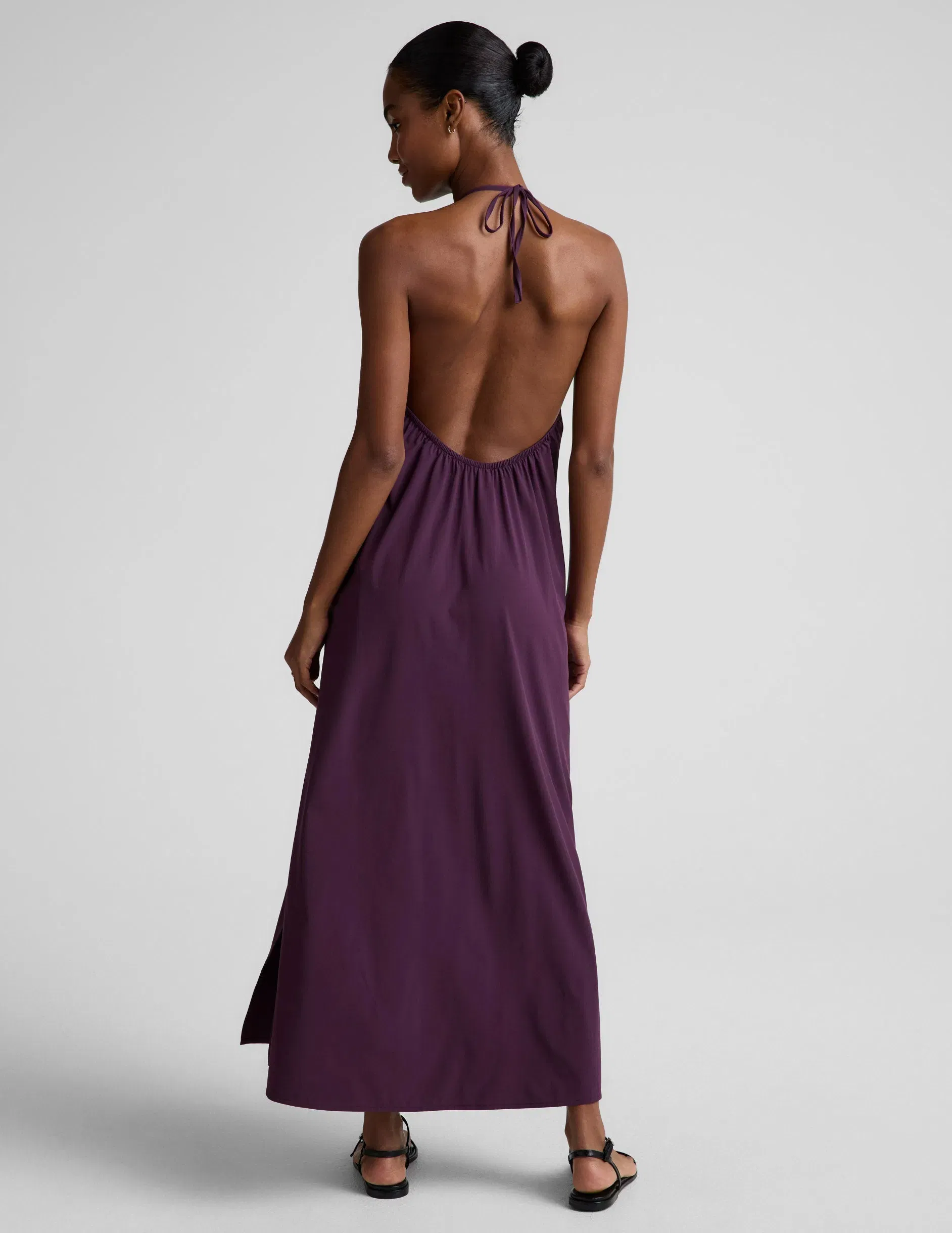 Beyond Yoga Go With The Flow Halter Dress Women's
