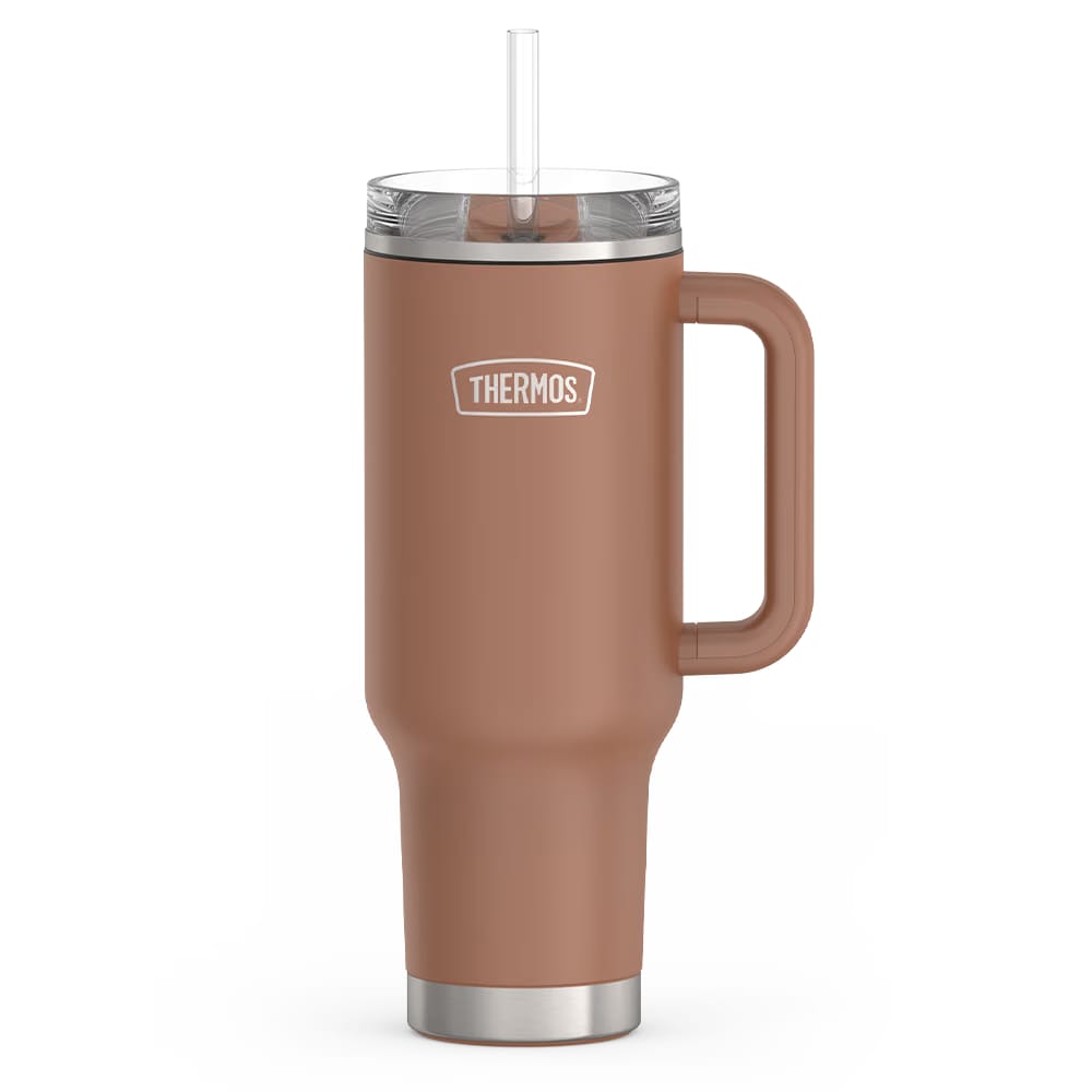 Thermos 40oz Stainless Steel Cup Holder Mug Mocha