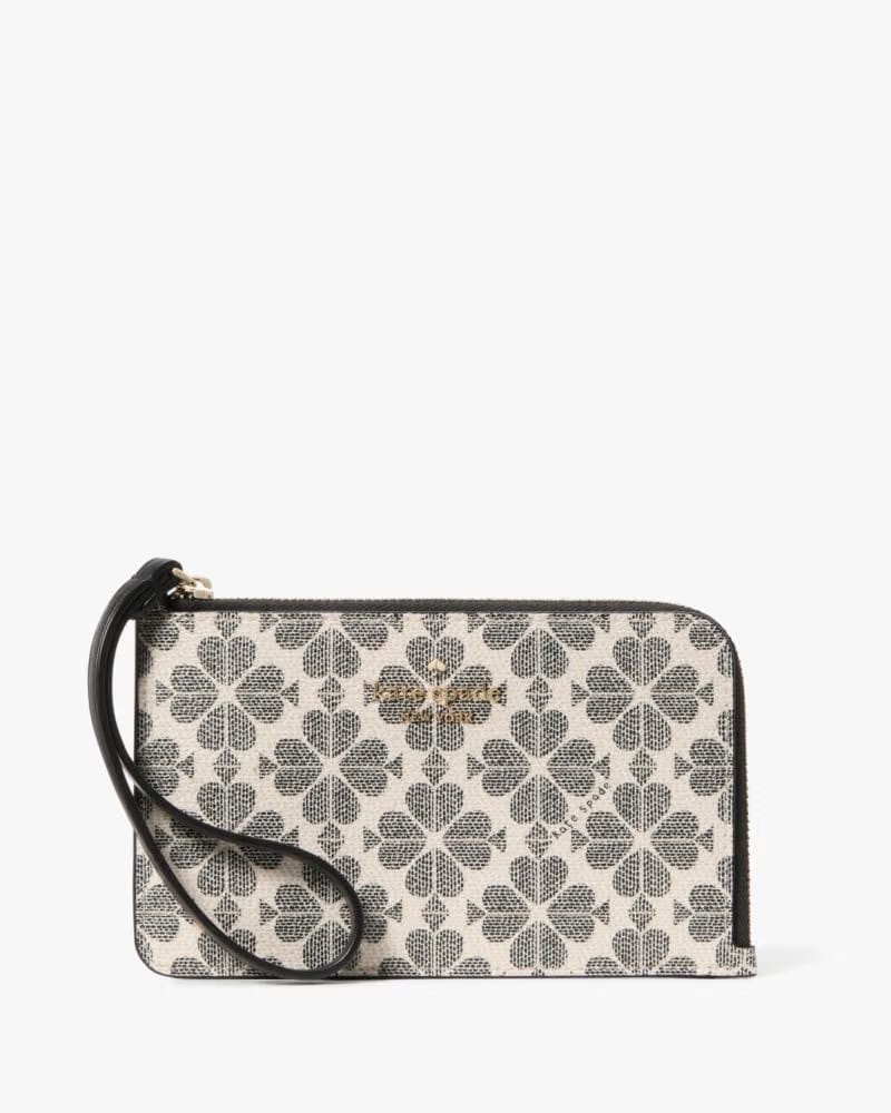 Lucy Spade Flower Small L-Zip Wristlet