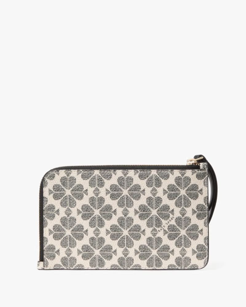 Lucy Spade Flower Small L-Zip Wristlet