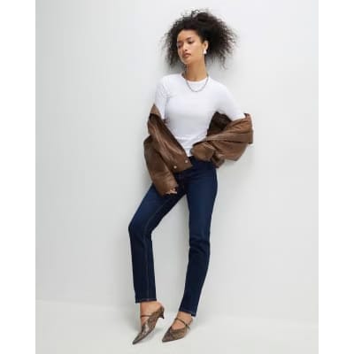 White & Beige Fitted T-Shirt Multipack