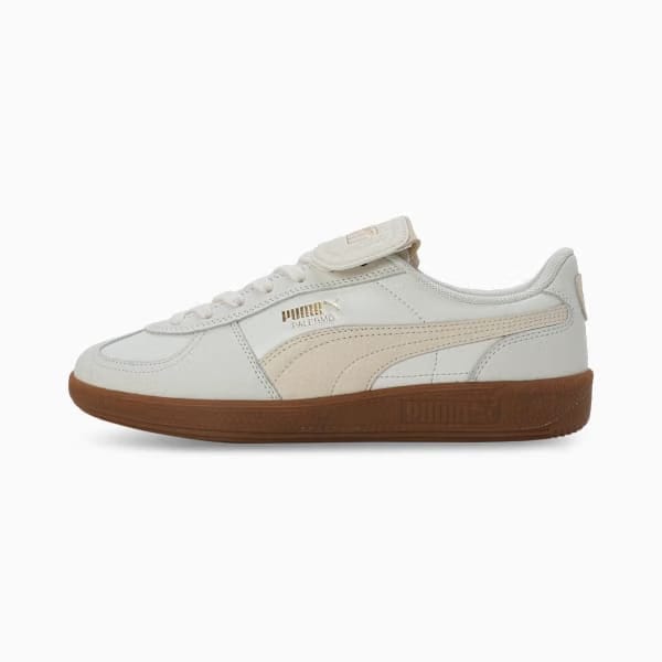 Puma Palermo Premium Leather Sneakers Warm White-Alpine Snow
