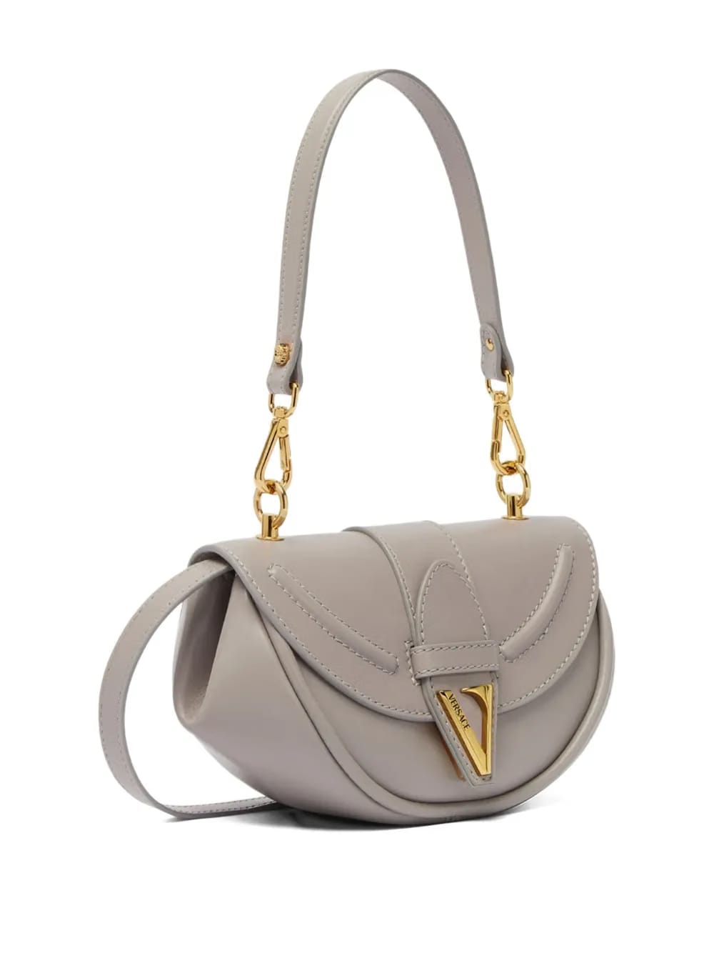 small Virtus leather shoulder bag