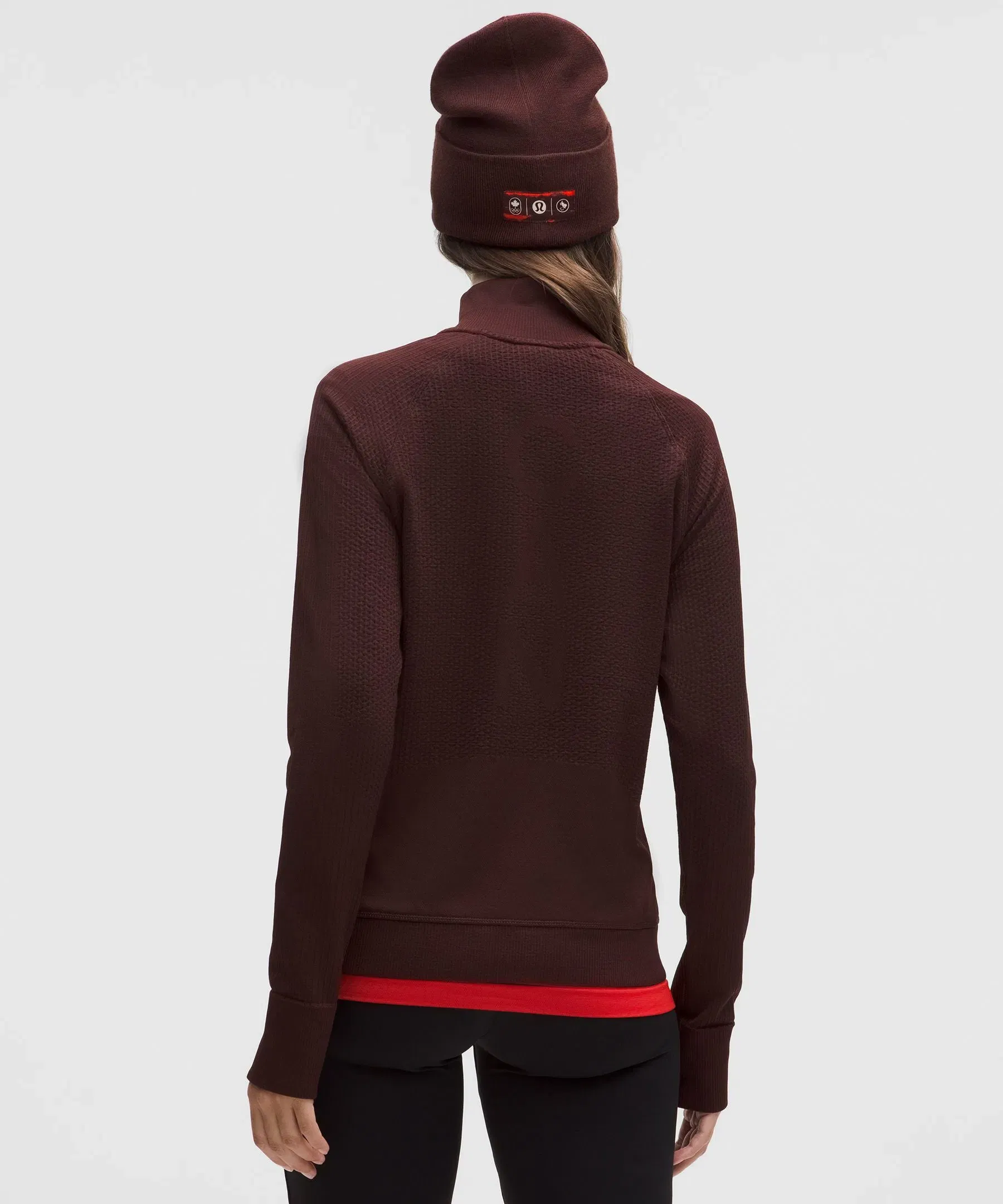 Lululemon Team Canada Women's Engineered Warmth Half Zip *CPC Logo