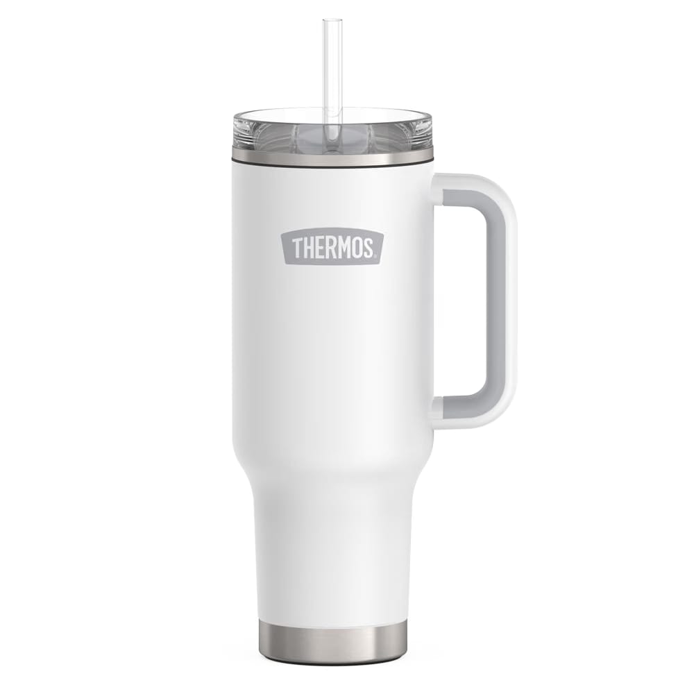 Thermos 40oz Stainless Steel Cup Holder Mug White