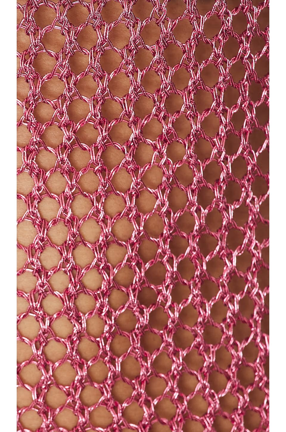 superdown Gaia Mini Dress in Pink Metallic