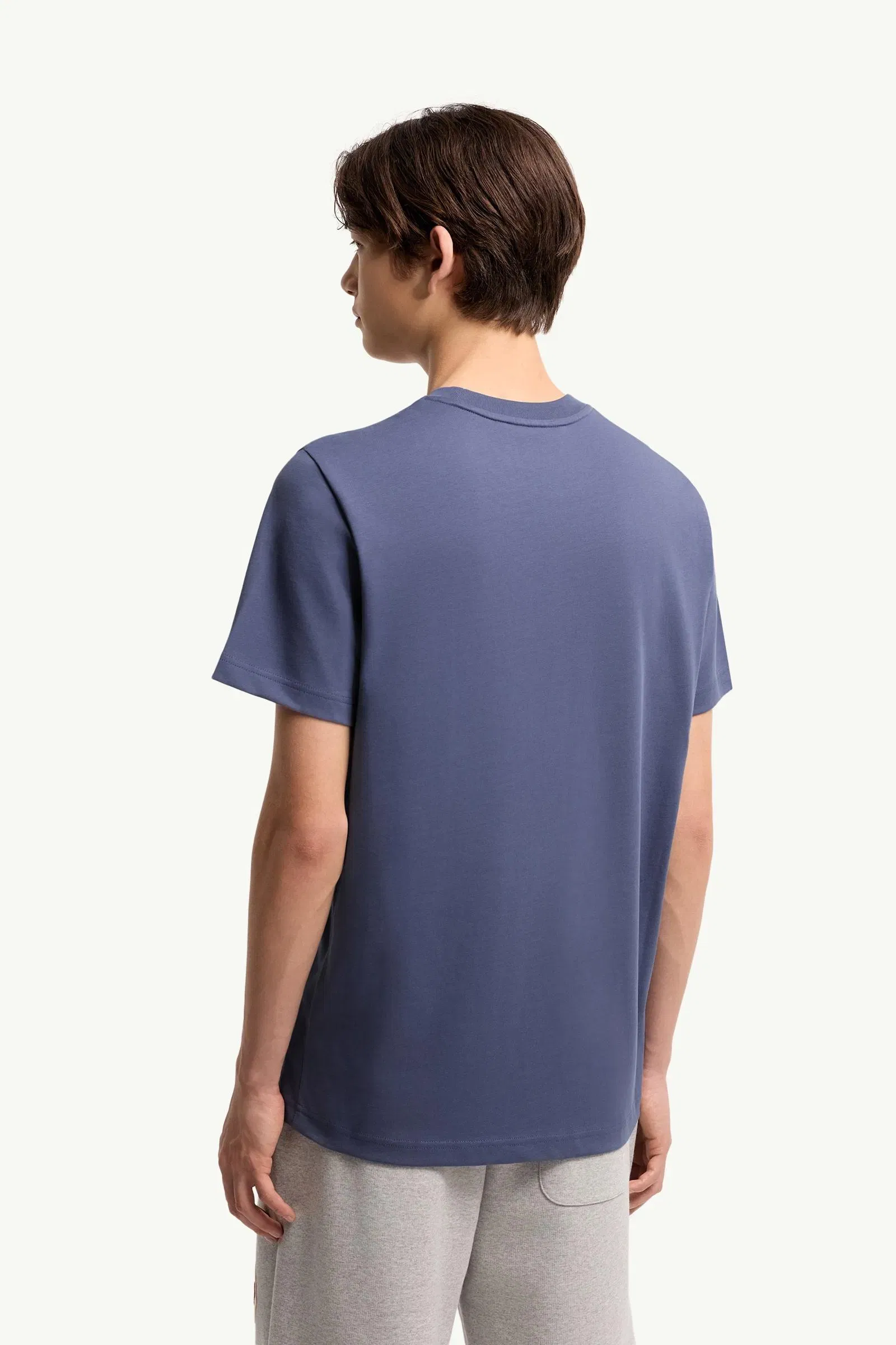 Moncler Cotton Jersey Logo Patch T-Shirt Cobalt Blue Cobalt Blue