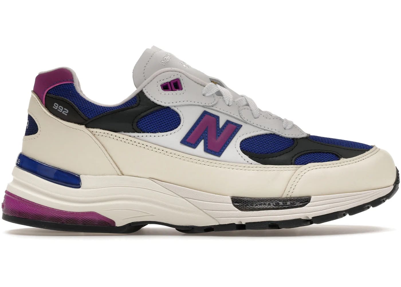 New Balance 992 Miusa White Royal Purple Fuchsia