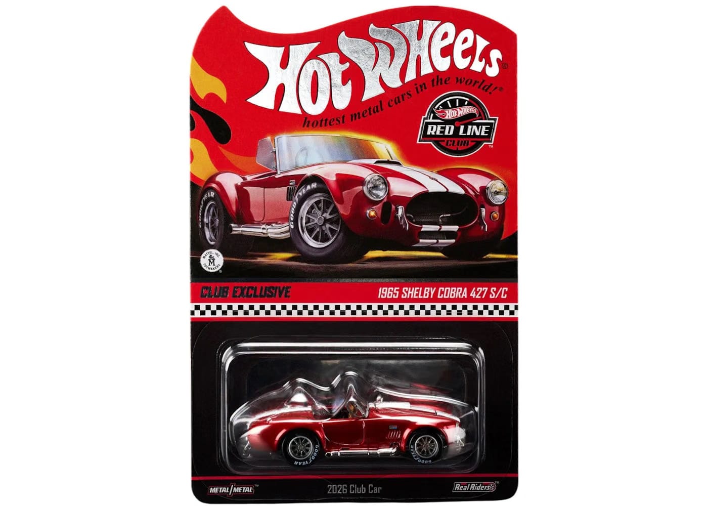 Hot Wheels 1965 Shelby Cobra 427 S/C Rlc Exclusive Red