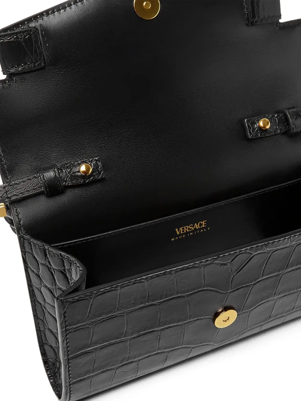Medusa '95 croc-effect cross body bag