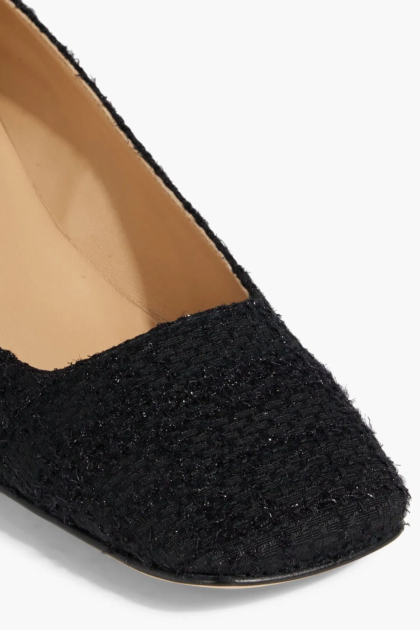 Sergio Rossi Gruppo 45 Metallic Tweed Pumps Black Women's
