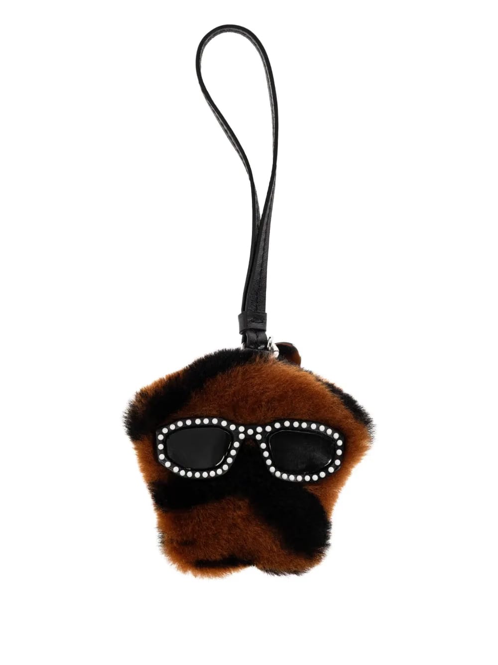 faux-fur bag charm