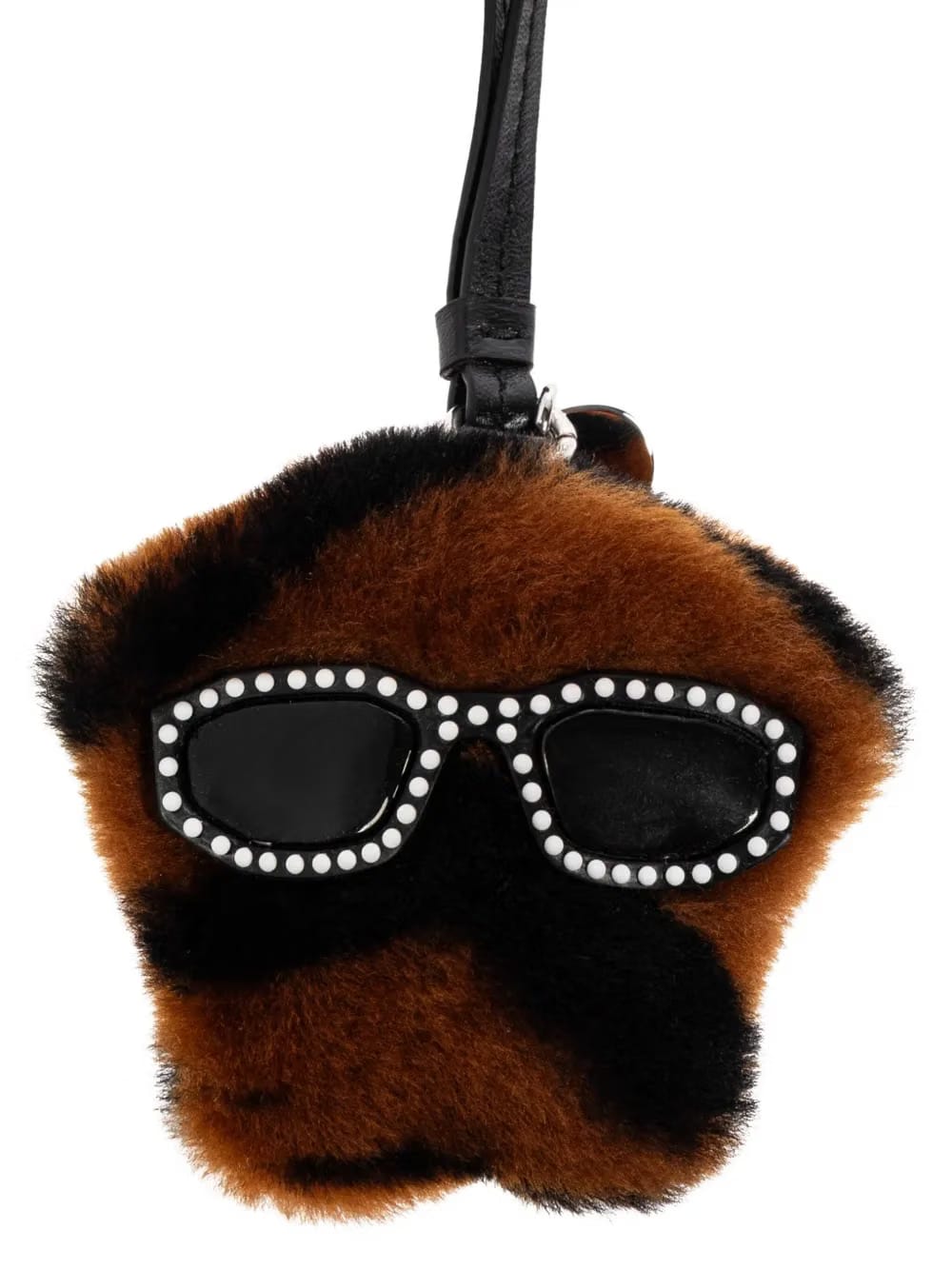 faux-fur bag charm