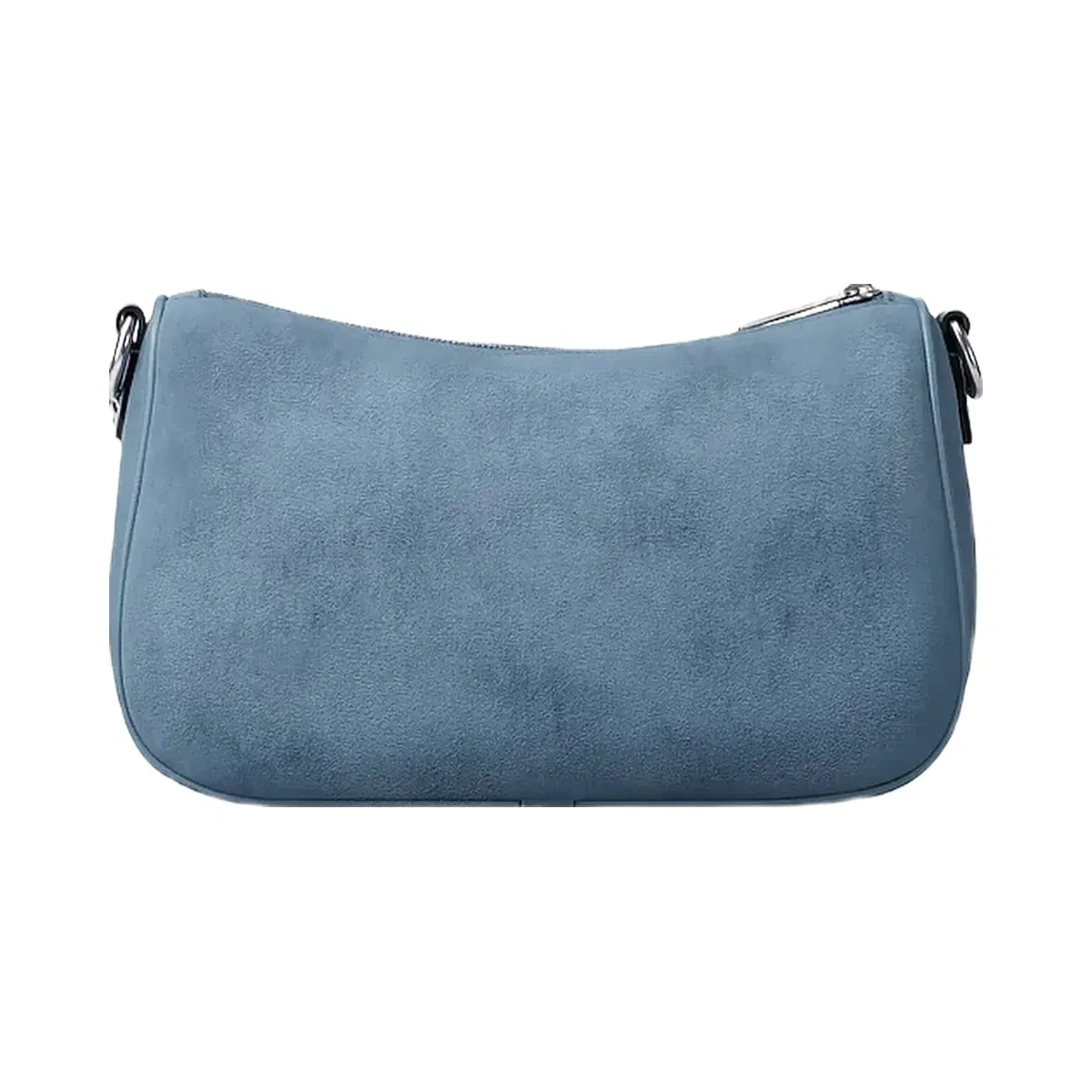 Michael Kors Carmela Medium Suede Convertible Crossbody Bag Denim