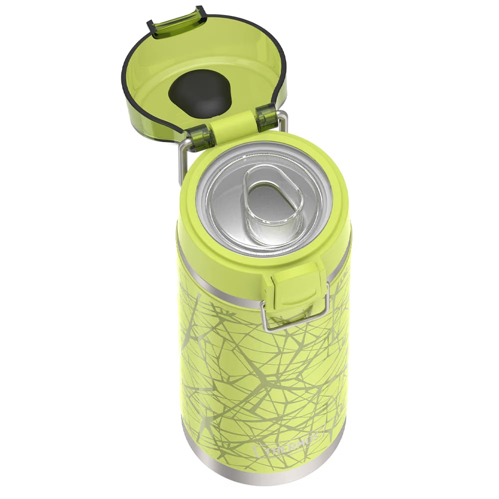 Thermos 18oz Icon Kids Water Bottle With Spout Lid Sport Web