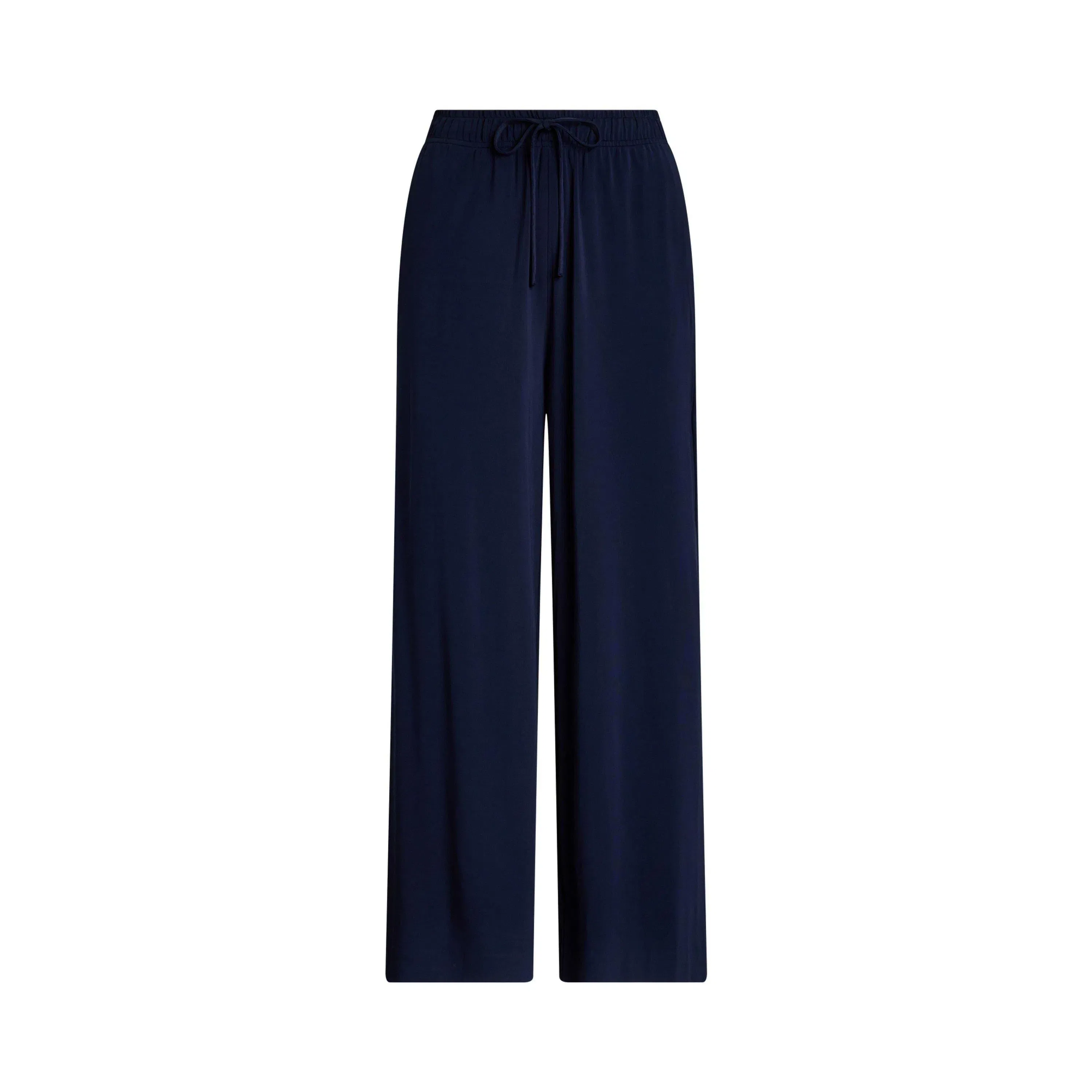 Stretch Jersey Wide Leg Trousers