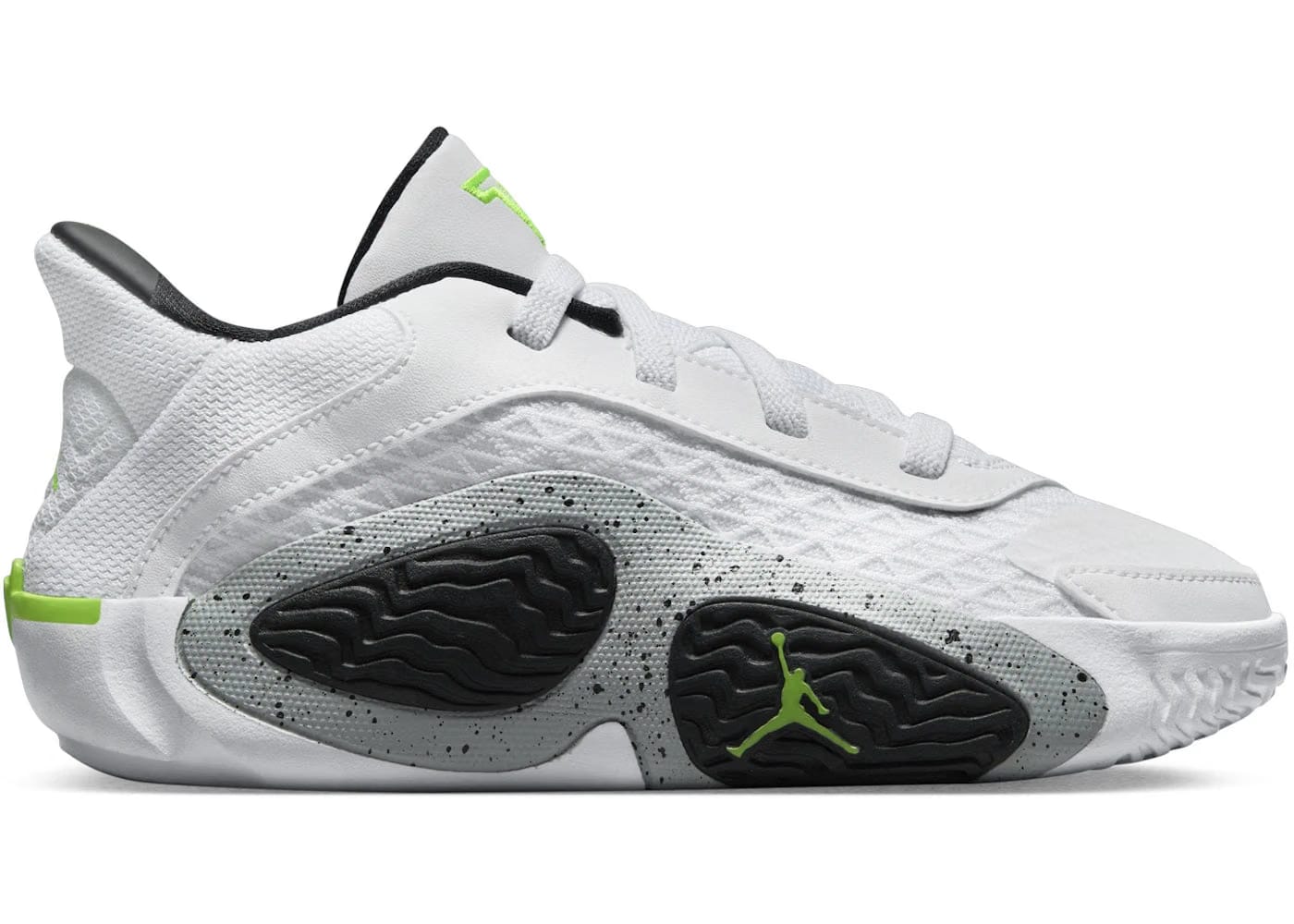 Jordan Tatum 2 White Black Wolf Grey Electric Green Ps