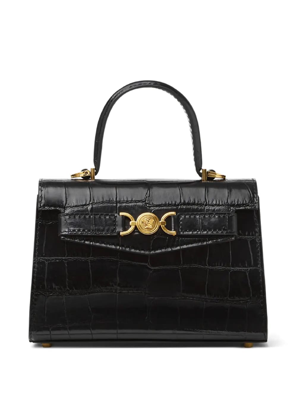 small Medusa '95 croc-effect tote bag