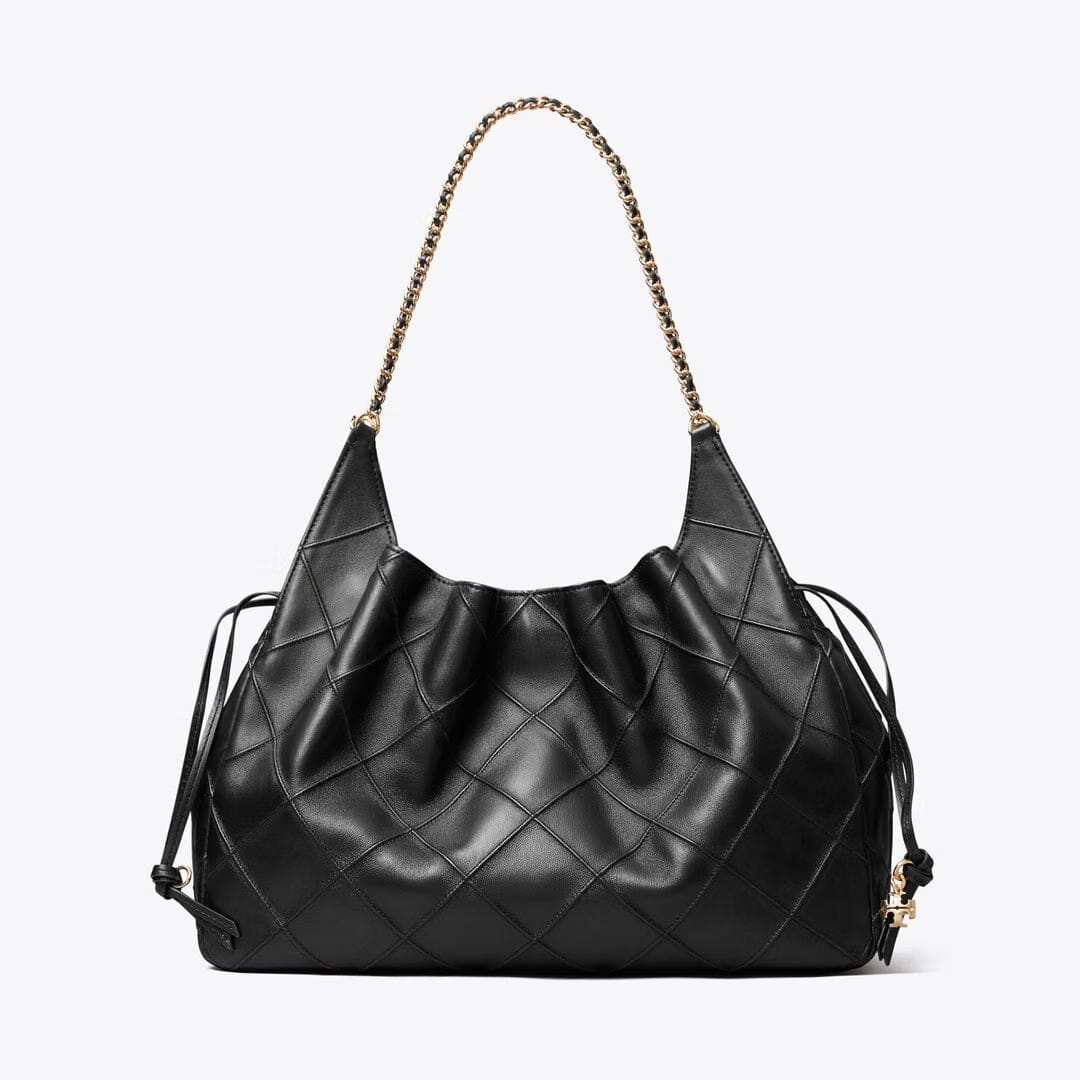 Tory Burch Large Fleming Tote Black