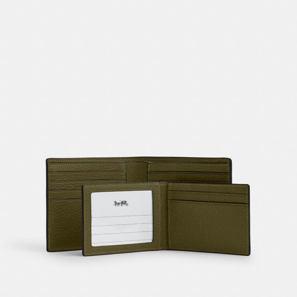Coach 3 In 1 Wallet Silver Olive
