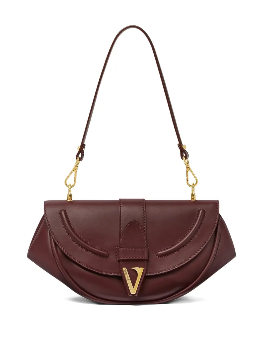 medium Virtus leather shoulder bag