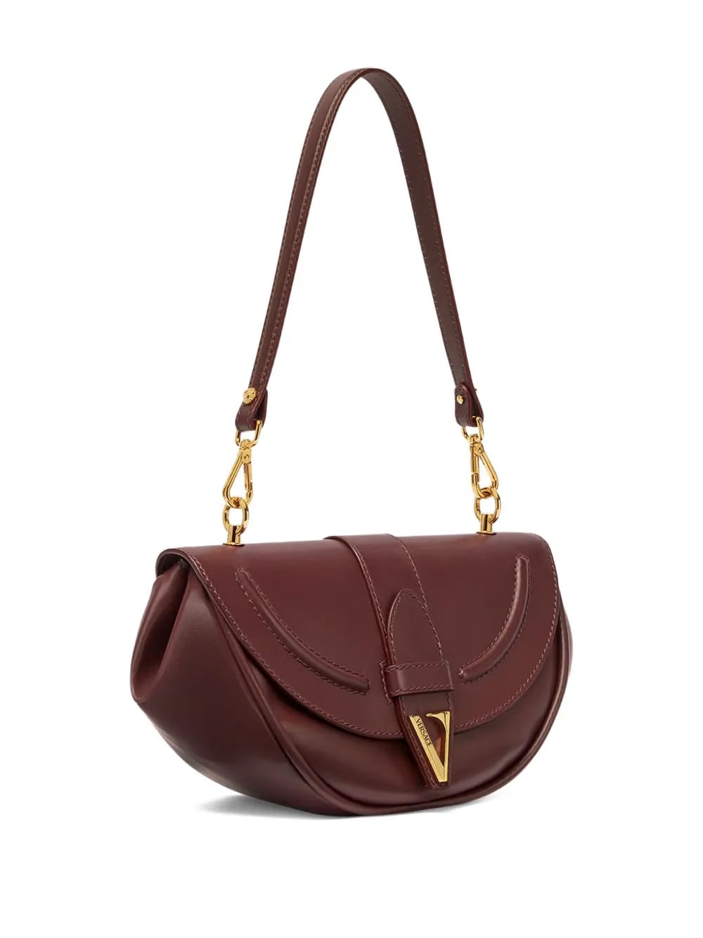 medium Virtus leather shoulder bag