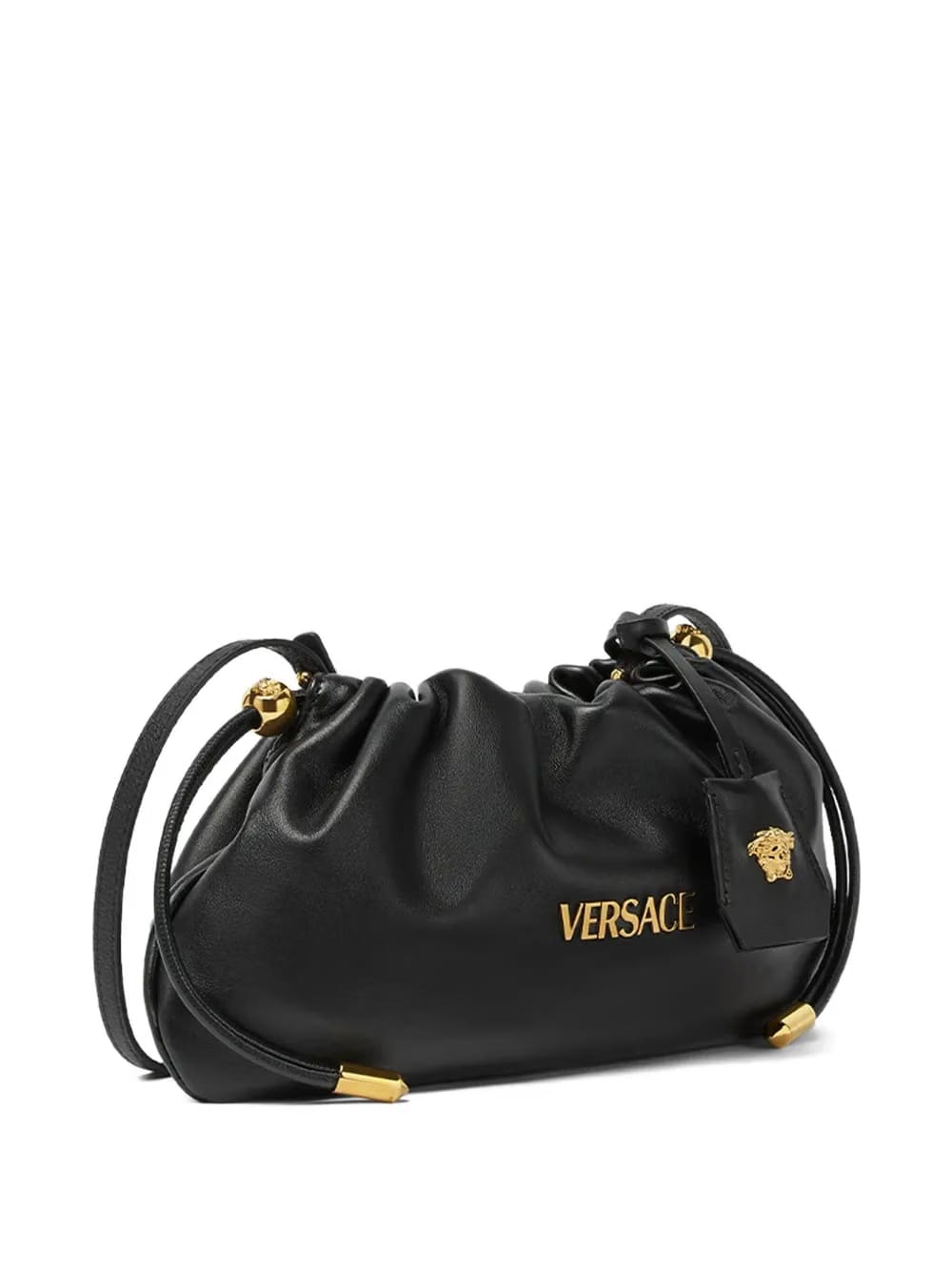 small Tag drawstring clutch bag