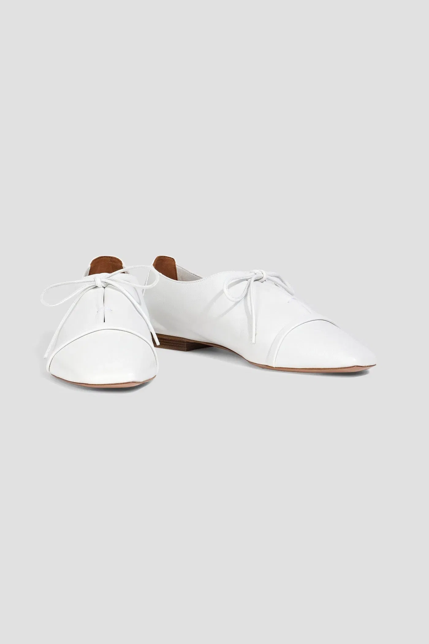 Malone Souliers Jean Leather Loafers White Women's