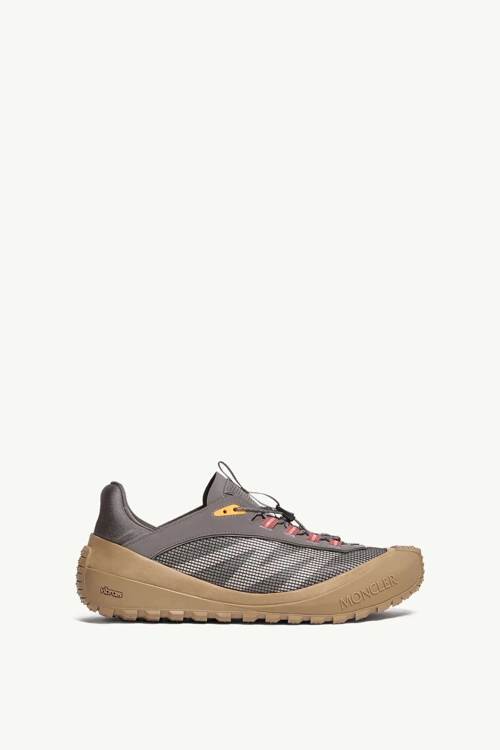 Moncler Trailgrip LP Suede & Nubuck Sneaker Grey