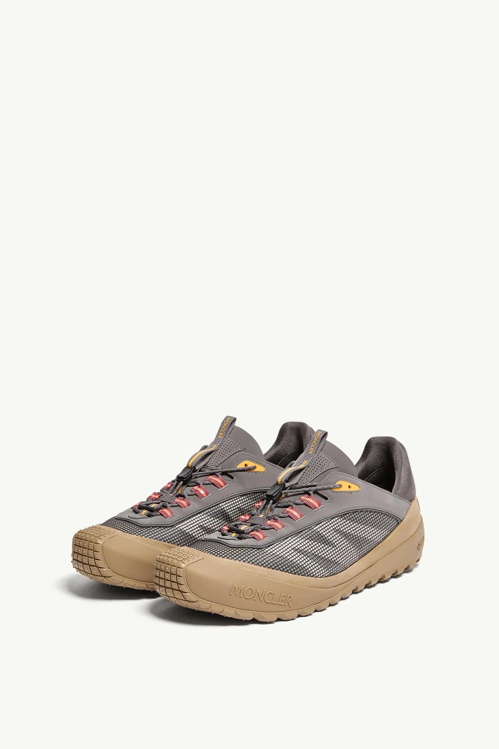 Moncler Trailgrip LP Suede & Nubuck Sneaker Grey