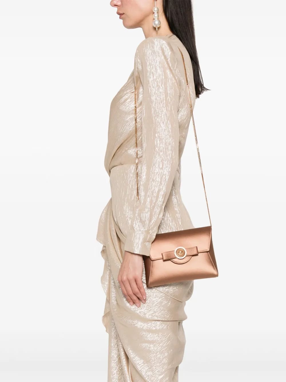 Crystal Ribbon clutch
