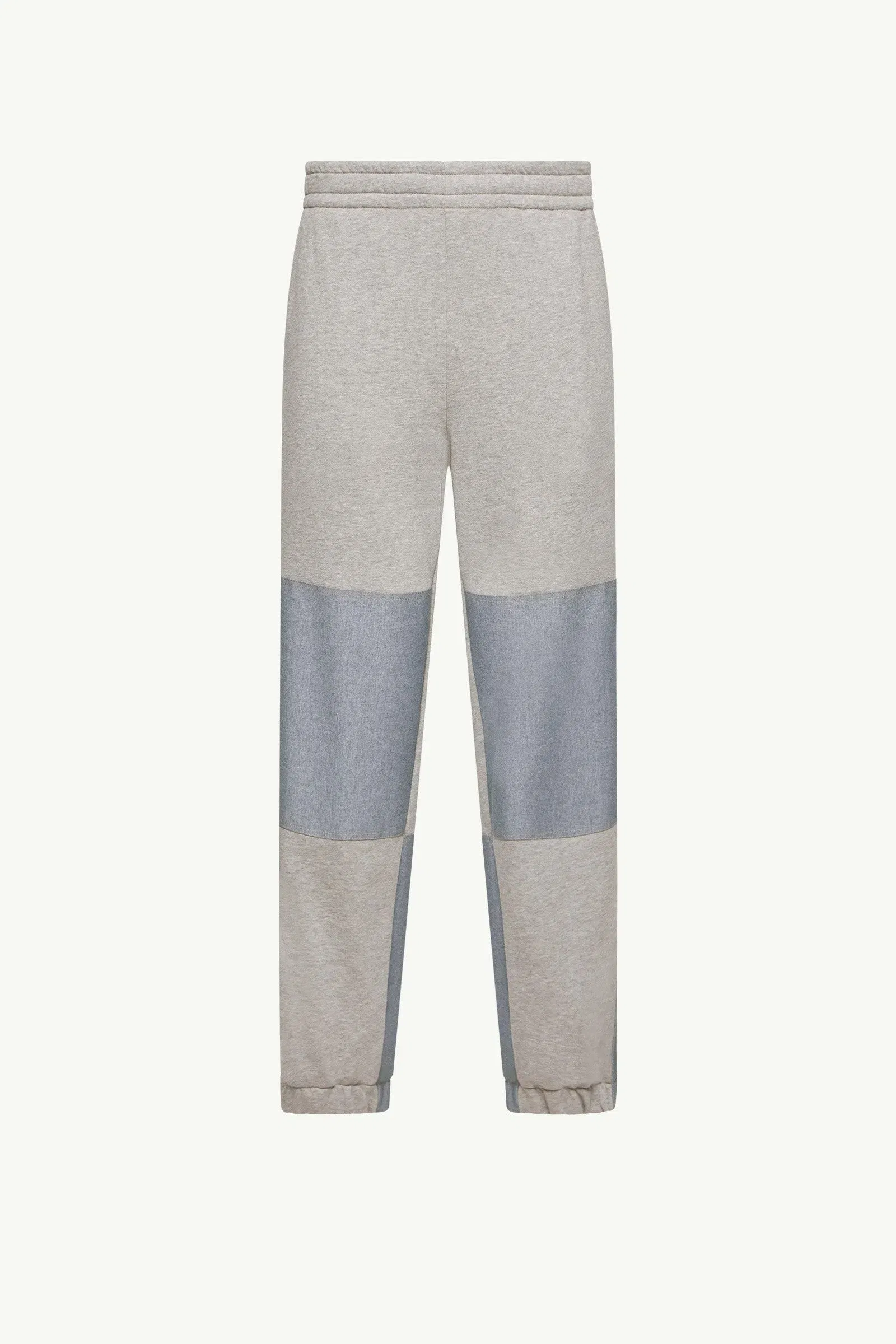 Moncler Cotton & Chambray Sweatpants Grey Grey