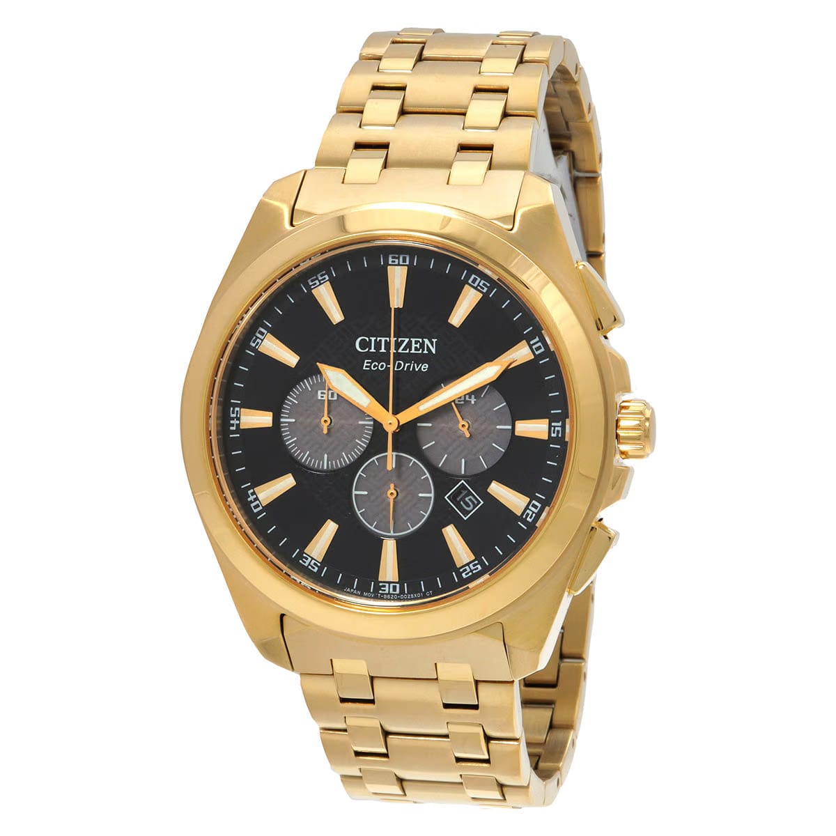 Citizen Peyten Chronograph Black Dial Mens Watch