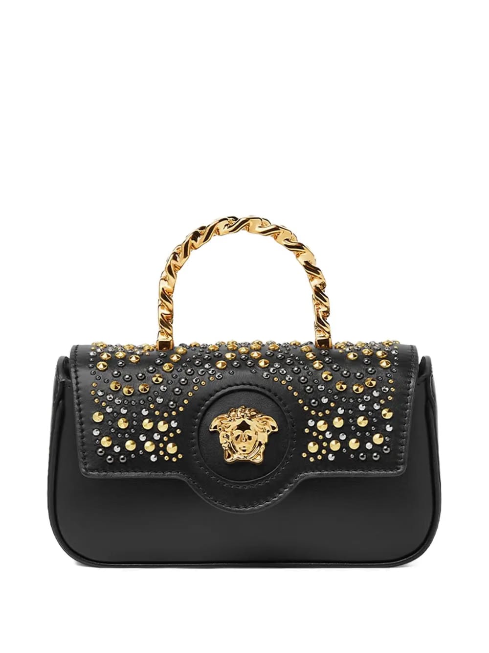 mini La Medusa crystal-embellished tote bag